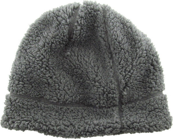 Ready to Ship Fleece & Sherpa Beanie - Grey