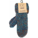 CC Beanie Ready to Ship Boucle Cuff Mittens - Teal