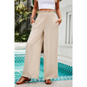 Ready to Ship Tan Wide Leg Pants