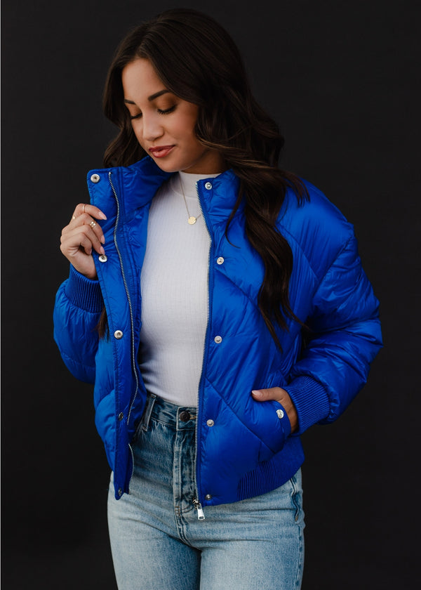 Ready to Ship Cropped Puffer Jacket