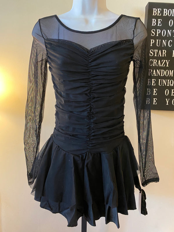 Mondor Ready to Ship Fantasy on Ice #613 Skating Dress -Black