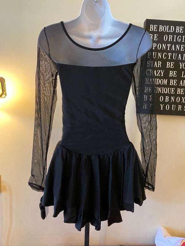 Mondor Ready to Ship Fantasy on Ice #613 Skating Dress -Black