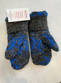 Made Again Upcycled Sweater Mittens - Charcoal