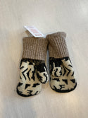 Made Again Upcycled Sweater Mittens - Geo