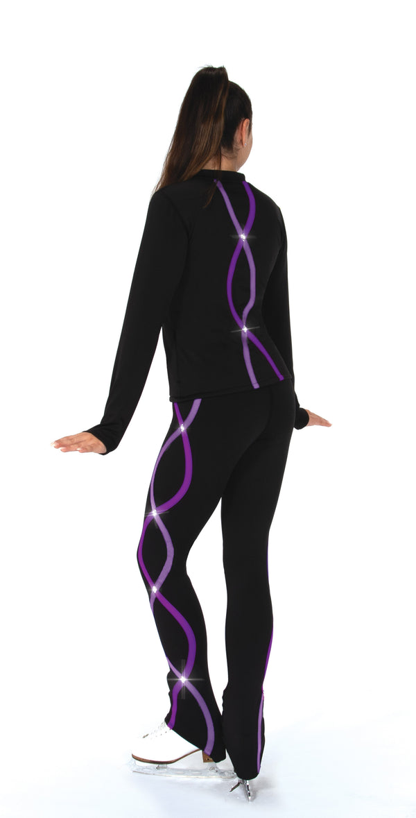 Jerry's Ribbonette Fleece Crystal Skating Jacket - Orchid Purple