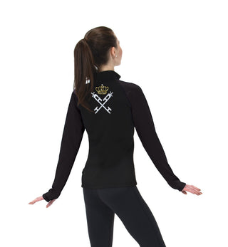 Jerry's Crossed Blades Fleece Jacket - Gold Crown