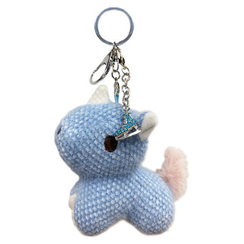 CN Animal Key Chain - Blue Unicorn