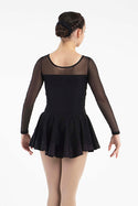 Mondor Fantasy on Ice #613 Skating Dress - Black/Gold