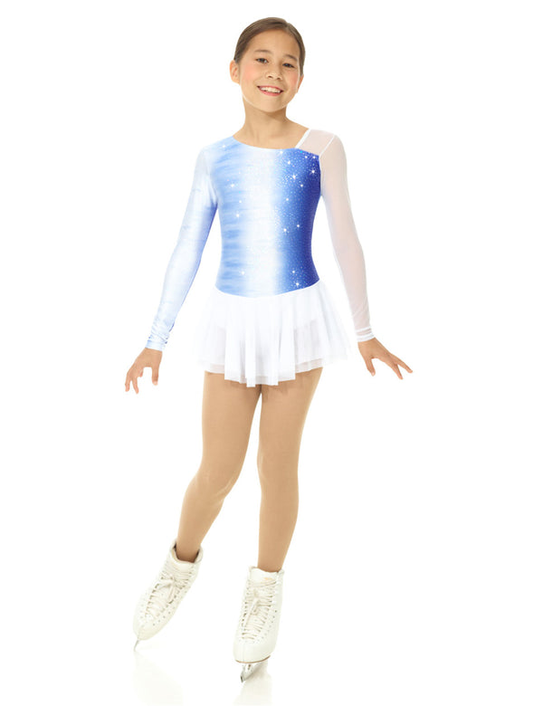 Mondor Born to Skate #670 Skating Dress - Sapphire White