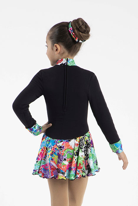 Mondor Born to Skate Polartec Skating Dress - Vivid Heart