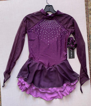 Jerry's Amethyst Avalanche #573 Beaded Skating Dress