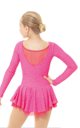 Mondor Ready to Ship #664 Skating Dress - Coral