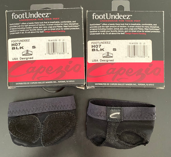 Capezio Ready to Ship Foot Undeez - Black