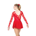 Jerry's Ready to Ship Astral Lace #26 Beaded Skating Dress - Red