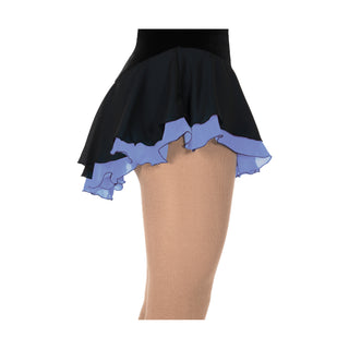 Jerry's Double Georgette Skating Skirt - Black/Iris