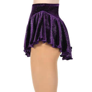 Jerry's Twinkle Velvet Skating Skirt - Deep Purple