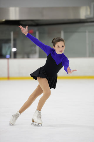 Mondor Ready to Ship Block Polartec Skating Dress - Violet