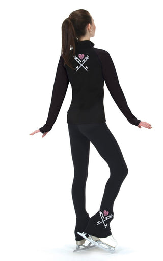 Jerry's Ready to Ship Crossed Blade Fleece Skating Pants - Pink Heart