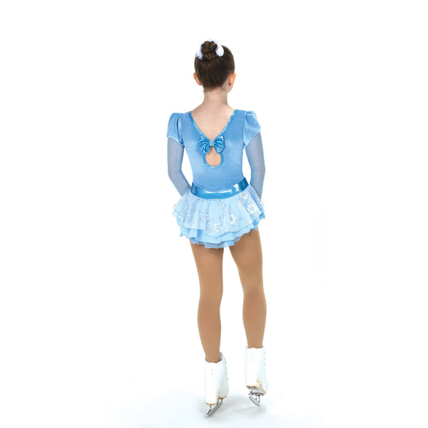 Jerry's Ready to Ship Ice Petals #710 Skating Dress - Powder Blue