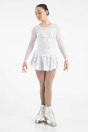 Mondor Fantasy on Ice #613 Skating Dress - White