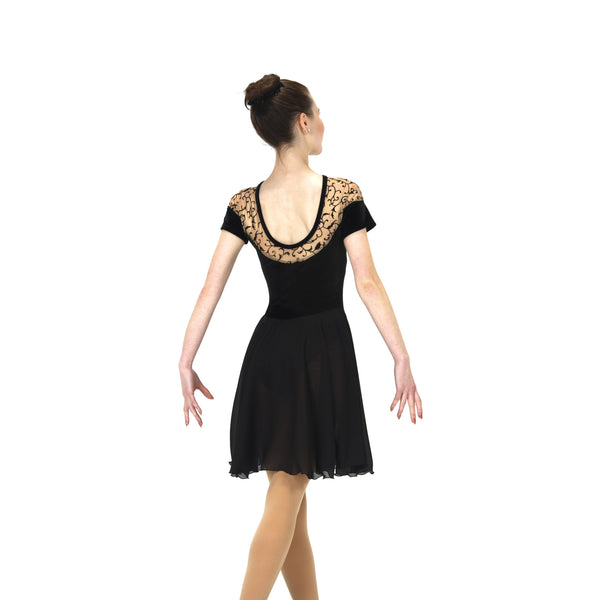 Jerry's Ready to Ship Swirling Shoulders #96 Dance Skating Dress