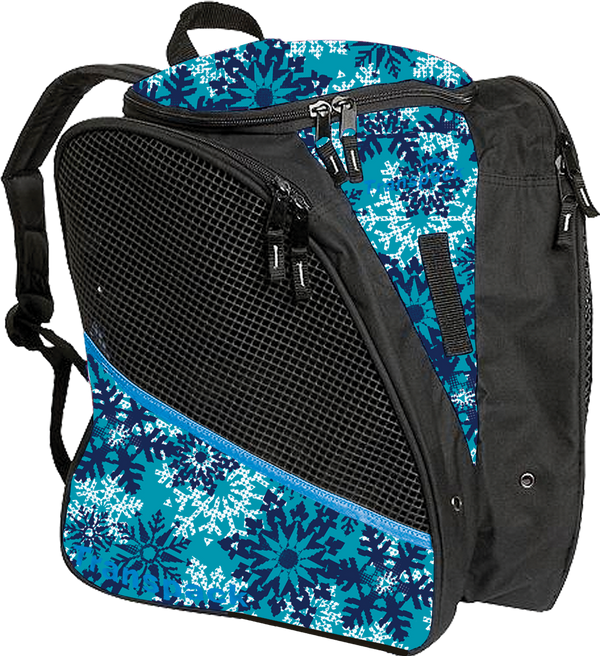 Transpack Ice Skating Bag - Aqua Snowflake