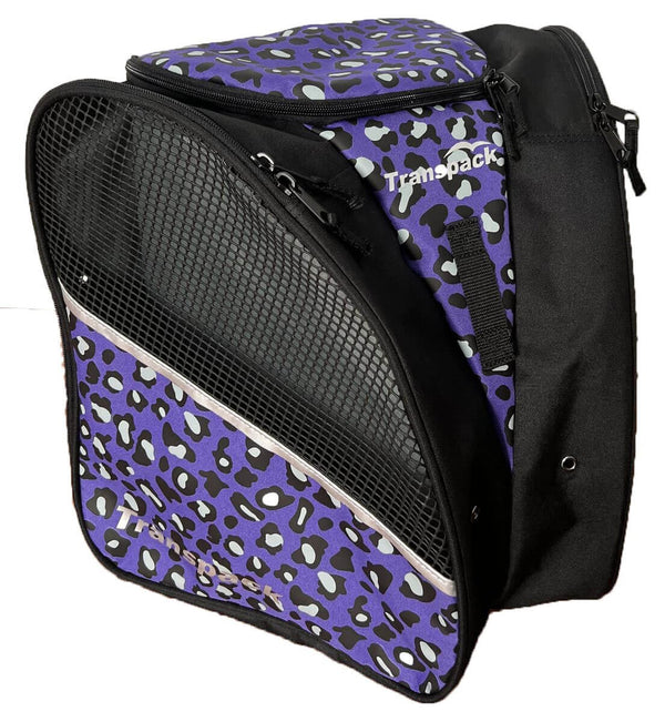 Transpack Ice Skating Bag - Purple Leopard