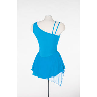 Solitaire Ready to Ship One Shoulder Skating Dress - Turquoise