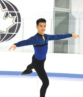 Jerry's Men's Boxed in Blue Skating Shirt