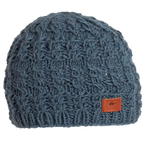 Turtle Fur Mika Hand Knit Wool Beanie - Denim