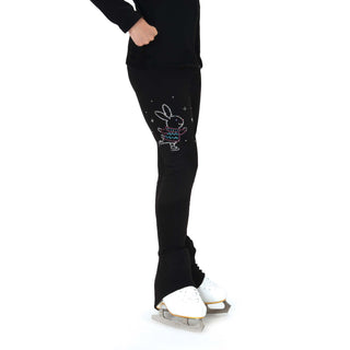 Jerry's Skating Critter Crystal Fleece Pants - Bunny