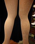 CN Footed Skating Tights w/ Swirl Crystals