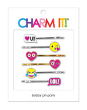 CHARM IT! Emoji Bobby Pin Party Set