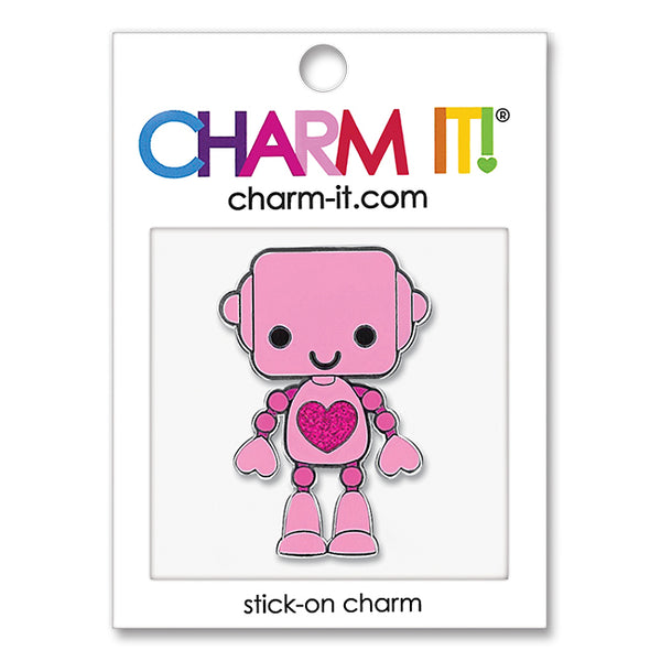 CHARM IT! Ready to Ship Love Robot Stick-on Charm