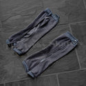 The Gray Skater Full Zip Legwarmers - Black Fleece