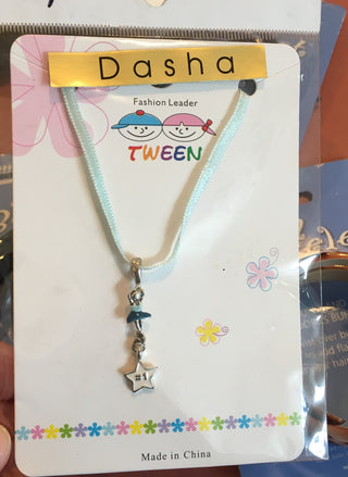 Dasha Ready to Ship Ribbon Ballet Necklace