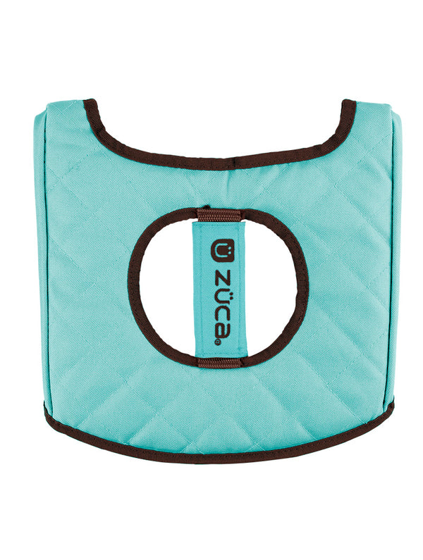 ZUCA Seat Cushion - Brown/Turquoise