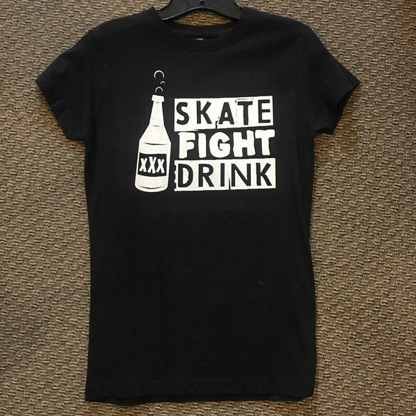 Derby Skate, Fight, Drink T-Shirt